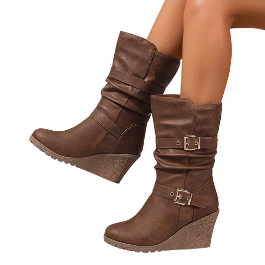 Fall Wedge Boots