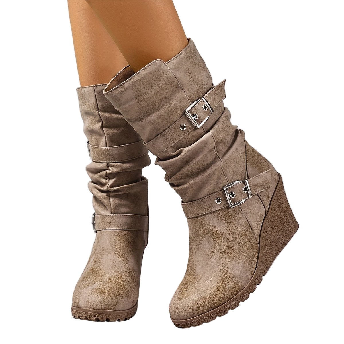 Fall Wedge Boots