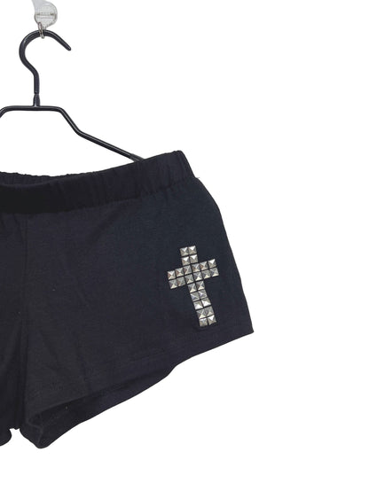 Studded Cross Shorts